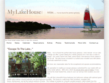 Tablet Screenshot of mylakehouse.com